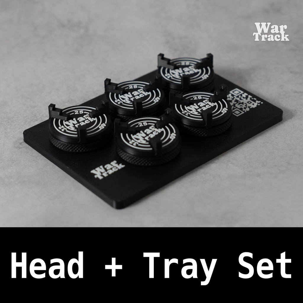 Paint Head + Tray Set - ペイントハンドル用 交換ヘッド5個＋磁石トレイ
