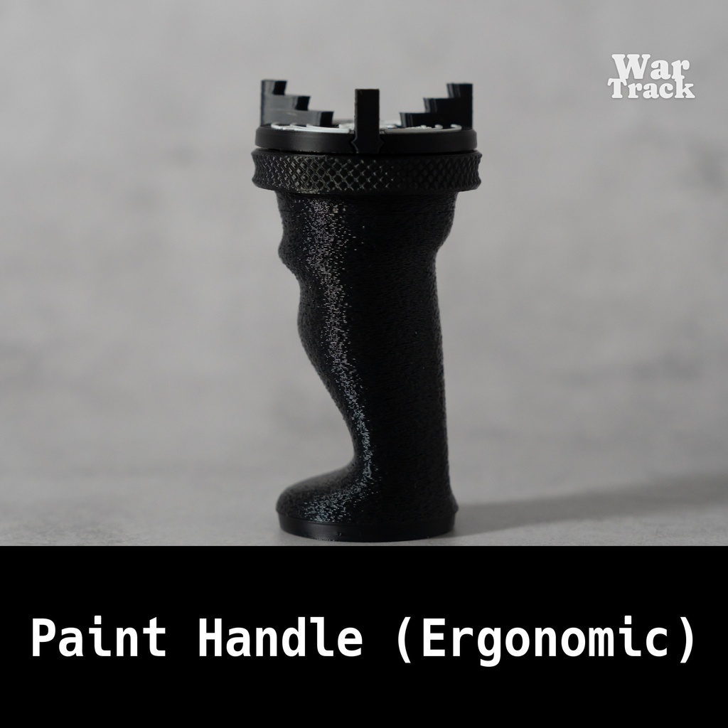 Paint Handle (Ergonomic) - ミニチュア塗装用ペイントハンドル