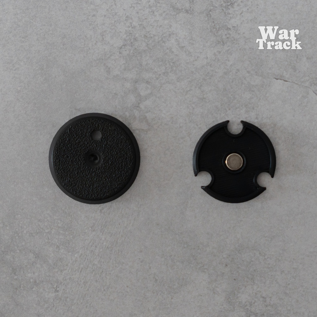 Magnetize Insert 32mm Round × 10 - ミニチュアベース用マグネタイズインサート