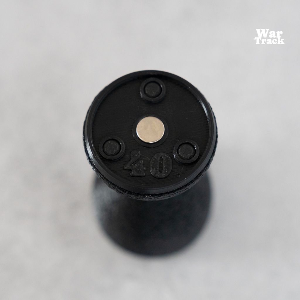 Magnetize Insert 40mm Round × 6 - ミニチュアベース用マグネタイズインサート