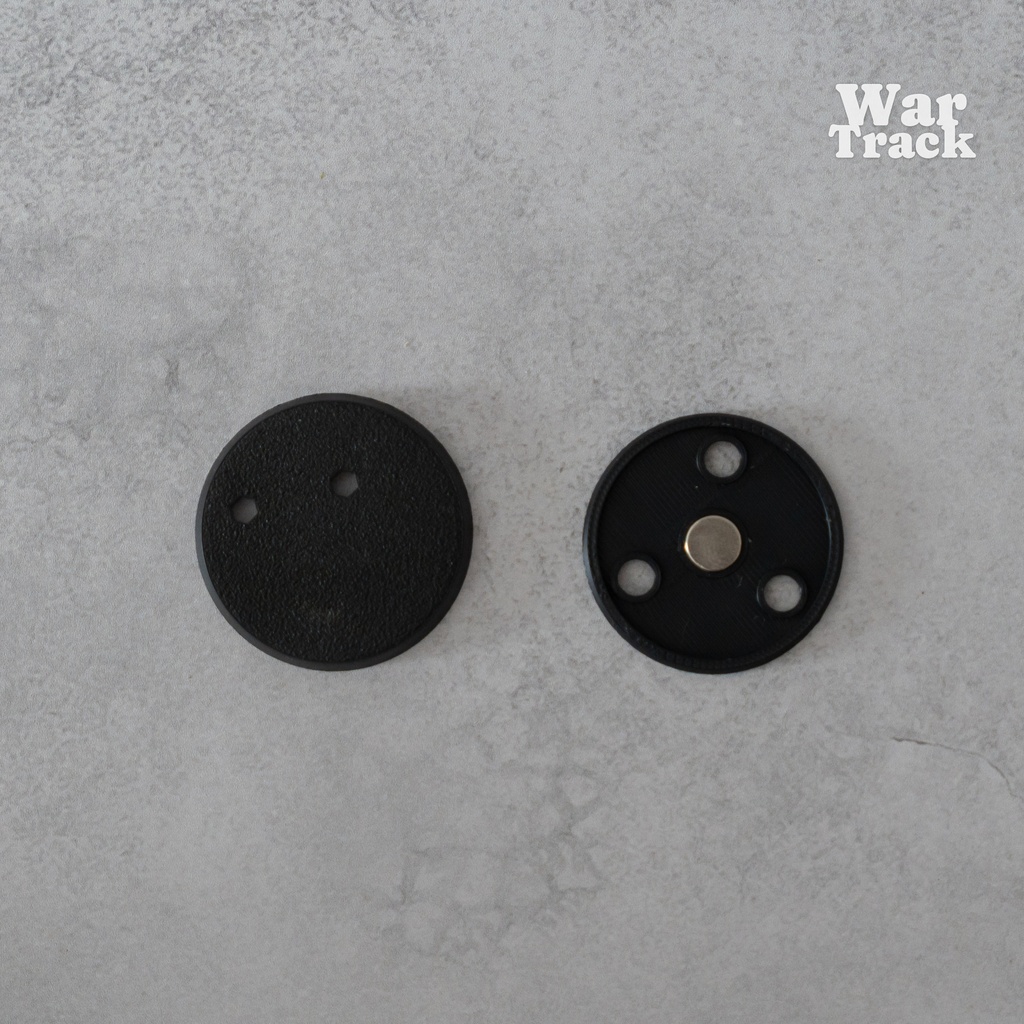 Magnetize Insert 40mm Round × 6 - ミニチュアベース用マグネタイズインサート