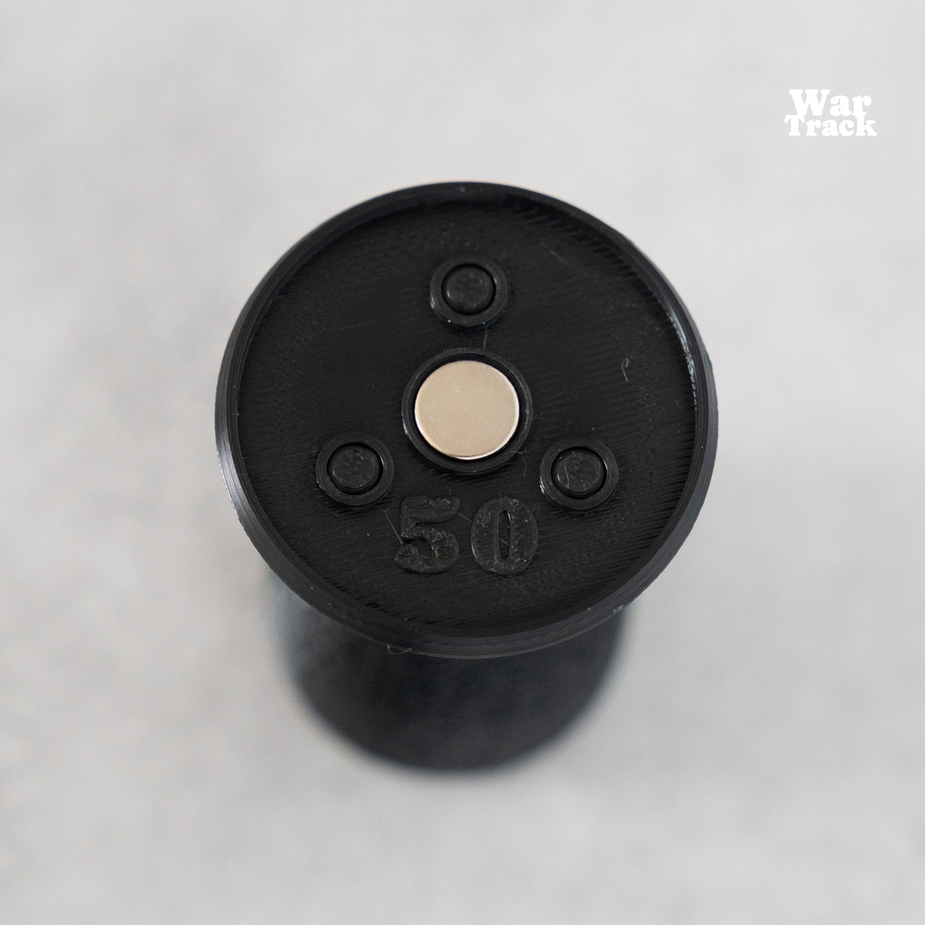 Magnetize Insert 50mm Round × 6 - ミニチュアベース用マグネタイズインサート
