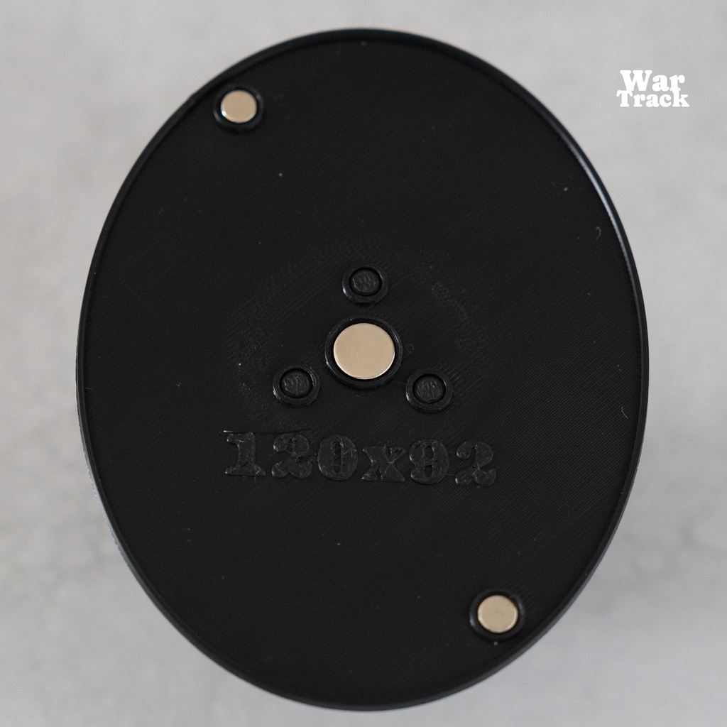 Magnetize Insert 120×92mm Oval × 3 - ミニチュアベース用マグネタイズインサート