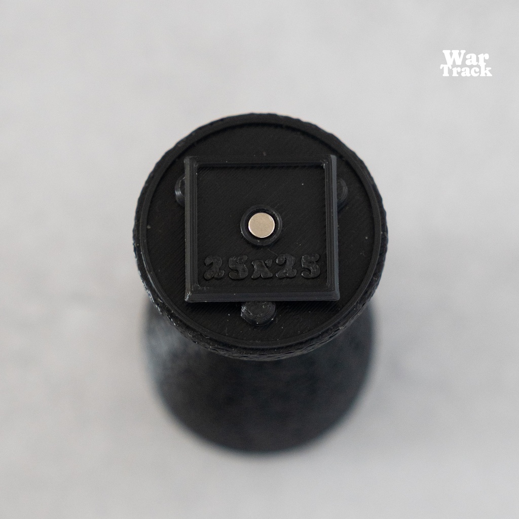 Magnetize Insert 25×25mm Square × 10 - ミニチュアベース用マグネタイズインサート