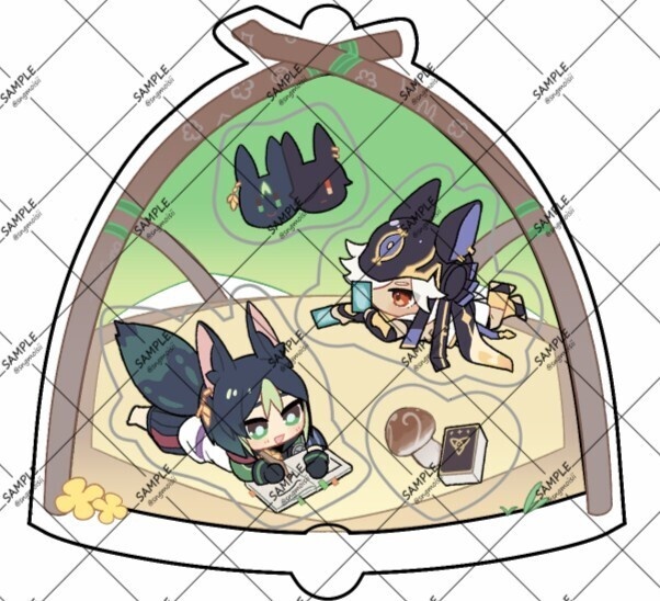 ティナセノシャカシャカキーホルダー