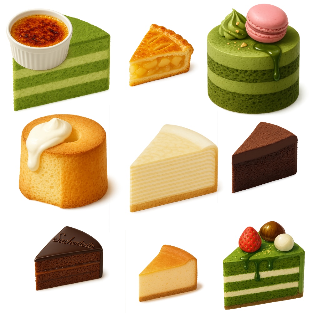 🎂ASG Real Cake Series|リアルケーキ素材50選🍰