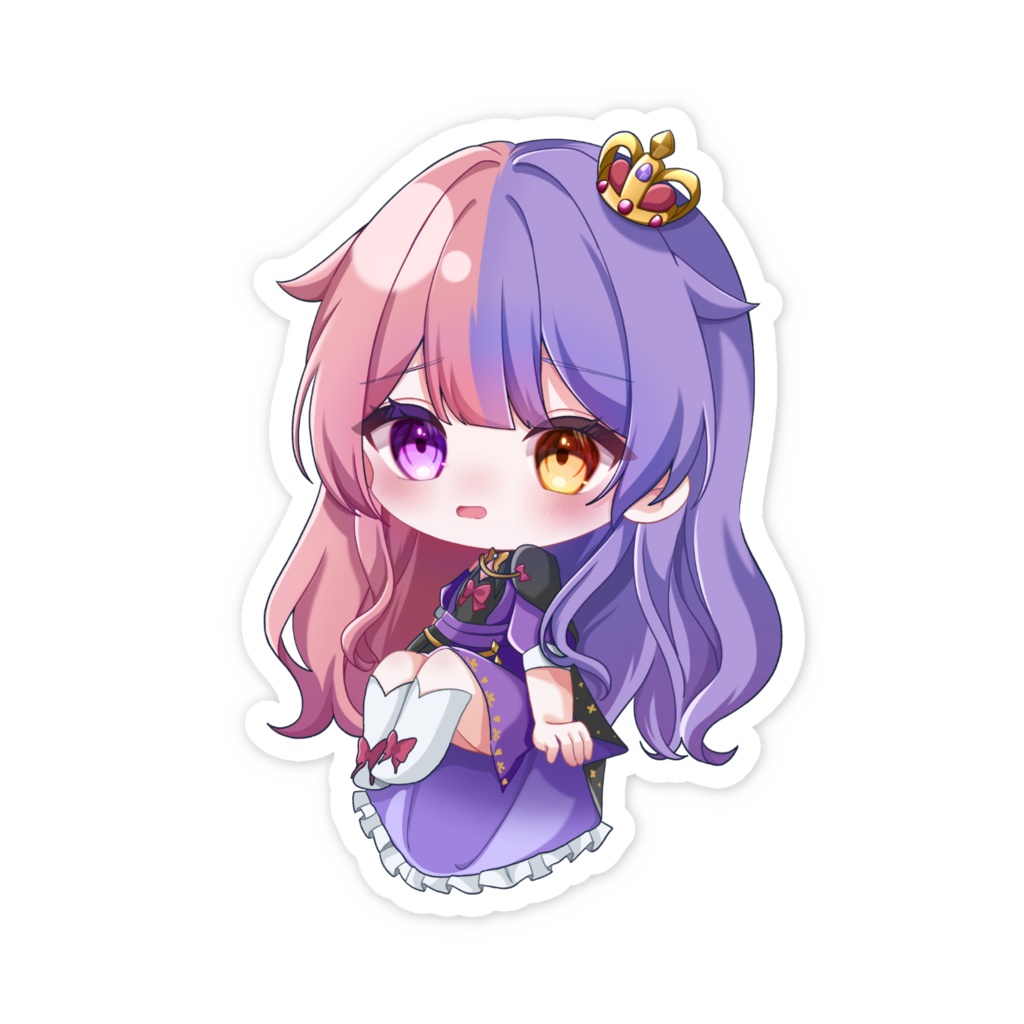 わたぬきステッカー(姫)