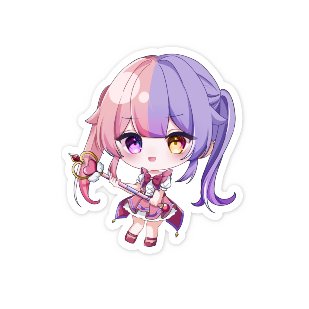わたぬきステッカー(魔法少女)