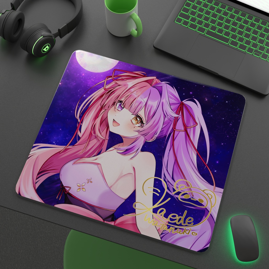 ガラスマウスパッド