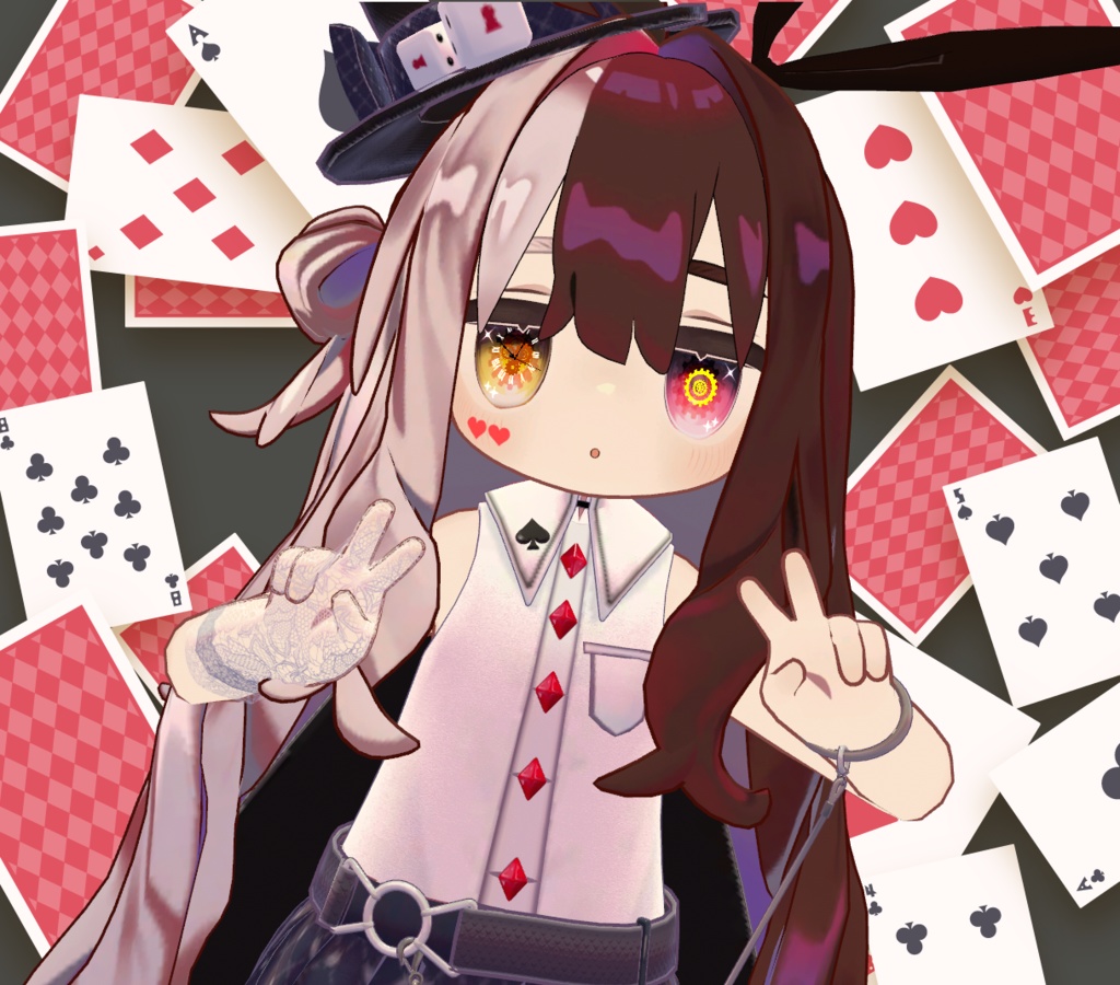 某マジシャン風髪色テクスチャ