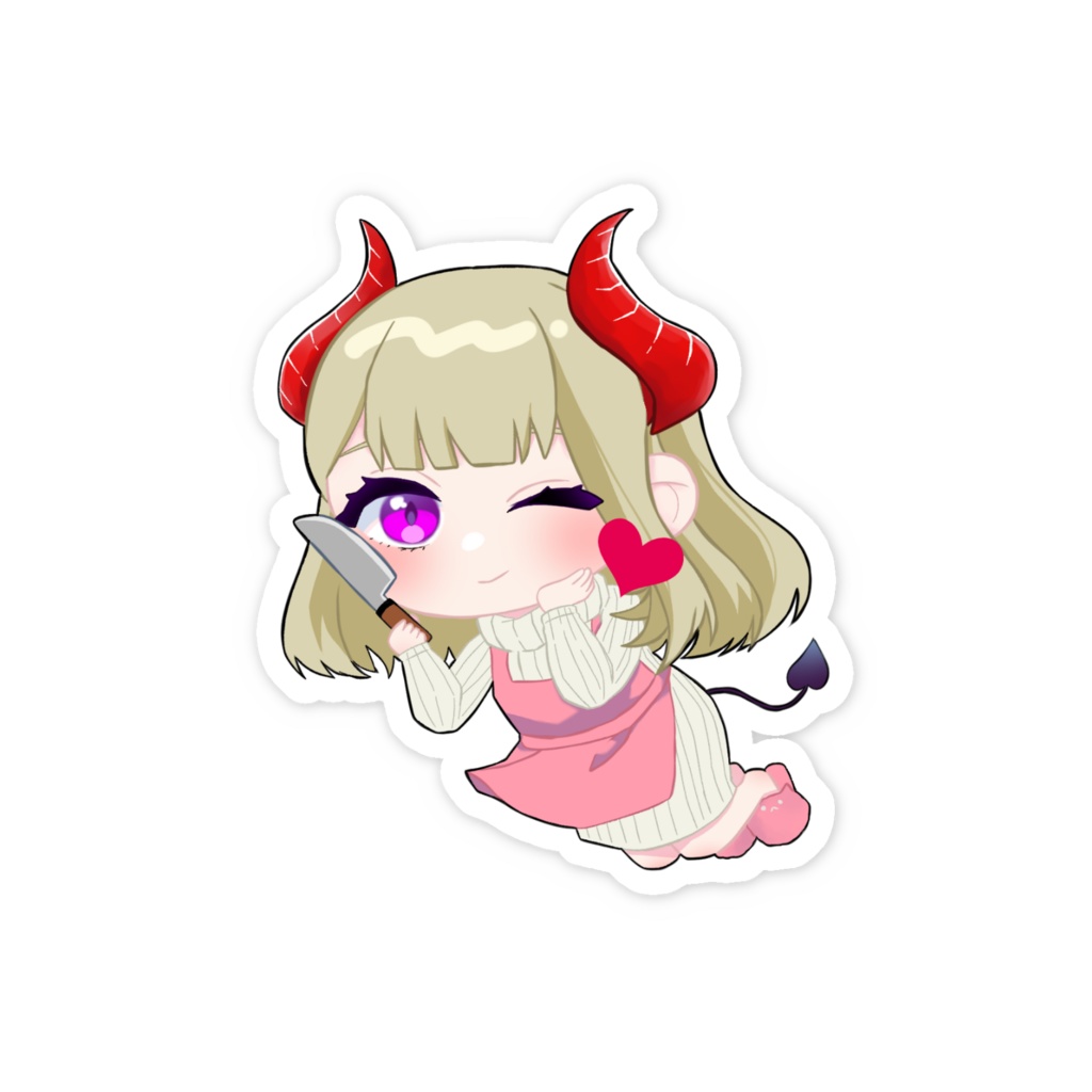 えるな 主婦Ver. スマホステッカー