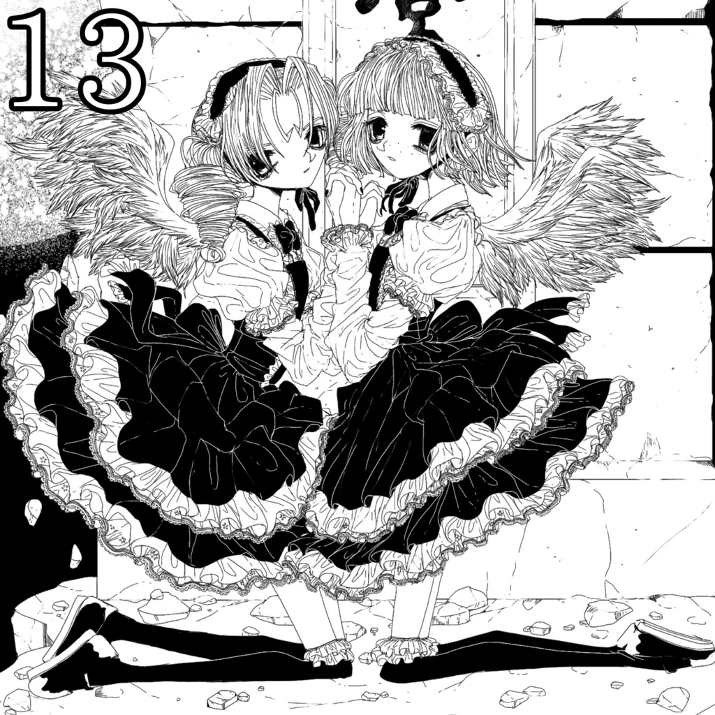 【再販】🖤12cm色紙🖤