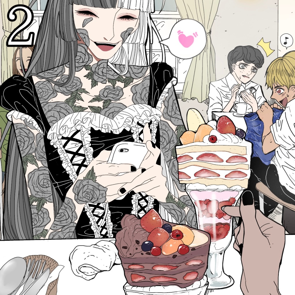 【再販】🖤12cm色紙🖤