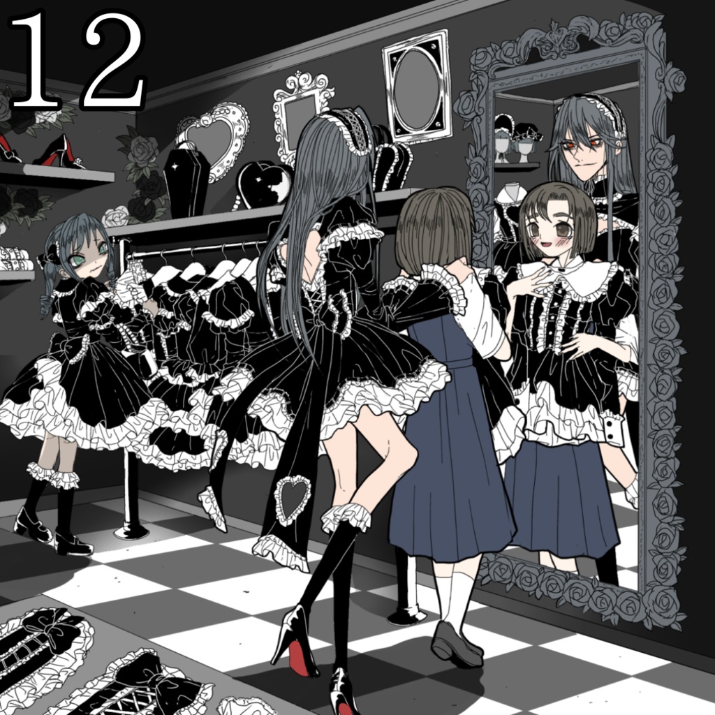 【再販】🖤12cm色紙🖤