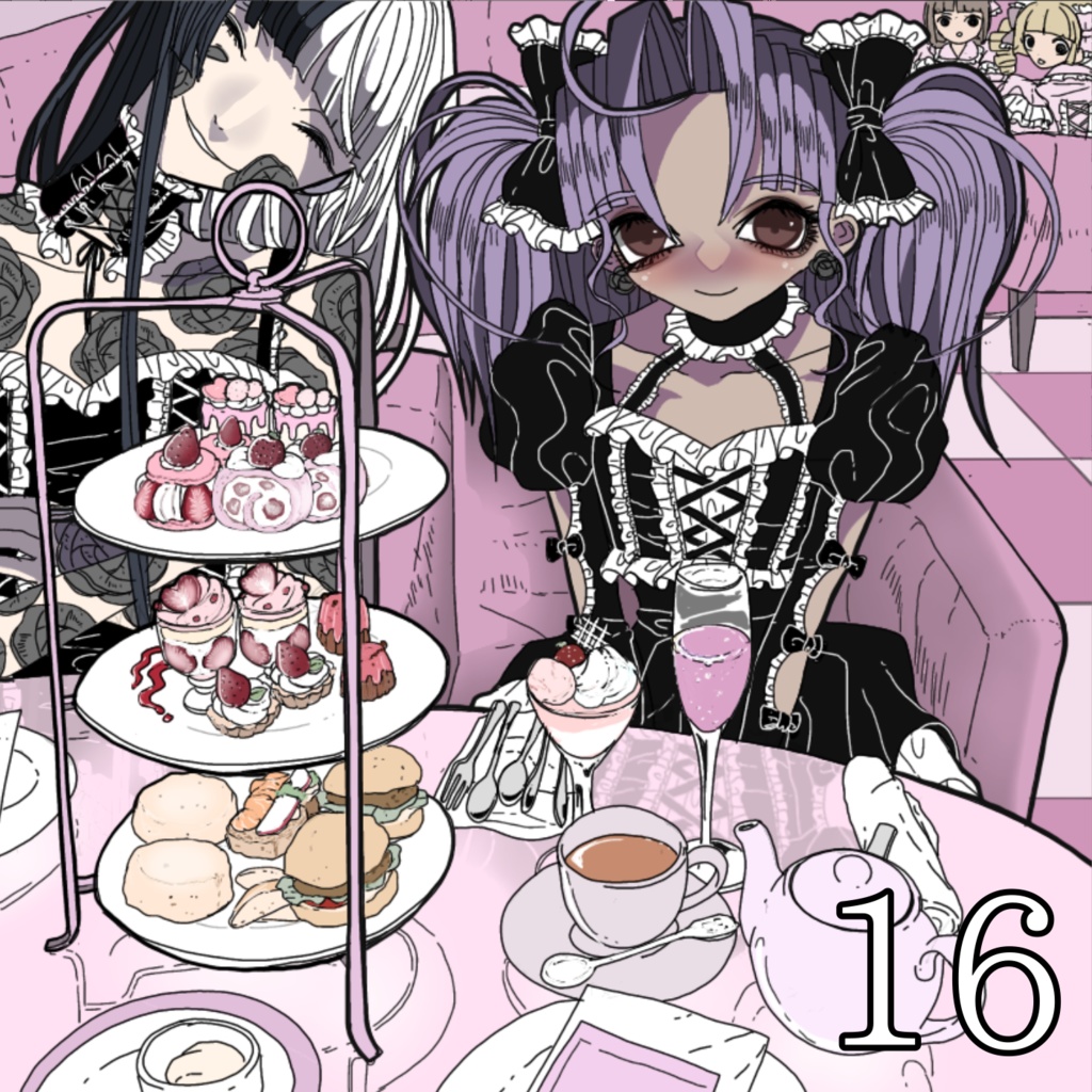 【再販】🖤12cm色紙🖤