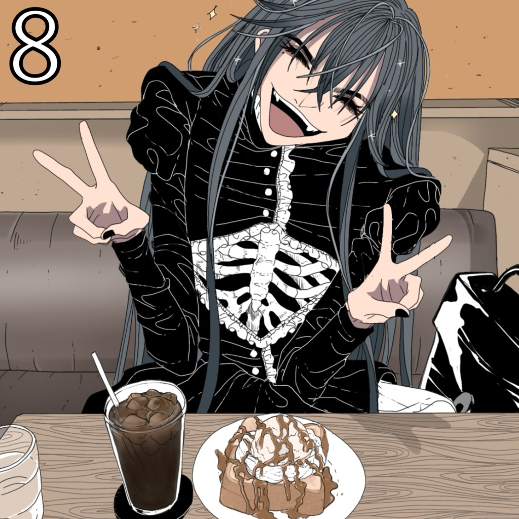 【再販】🖤12cm色紙🖤