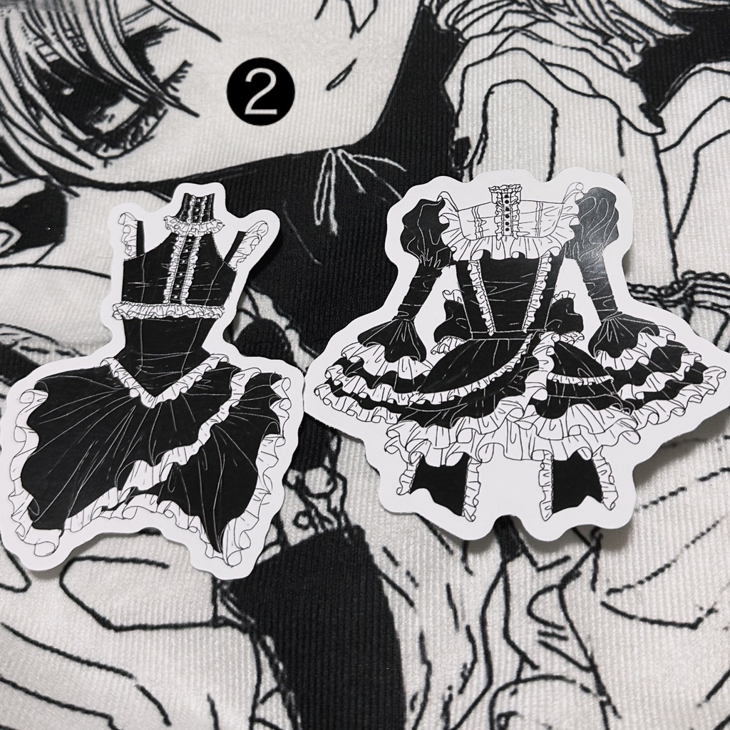 🐦⬛お洋服ステッカー🐦⬛