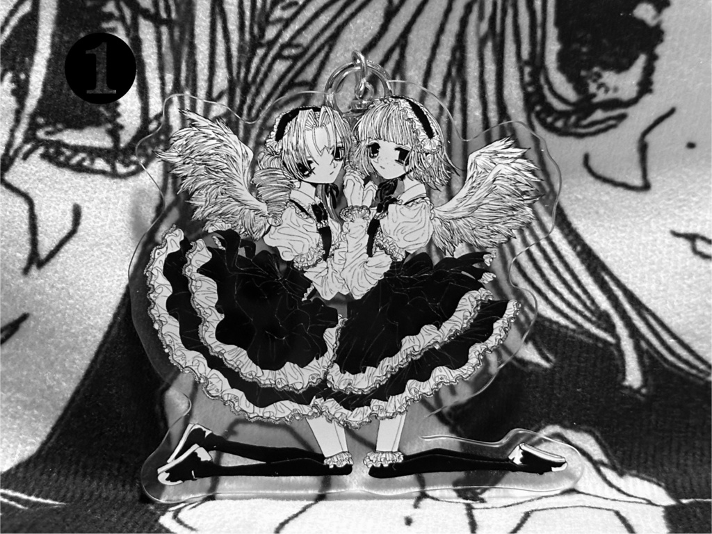 8〜9cmアクリルキーホルダー