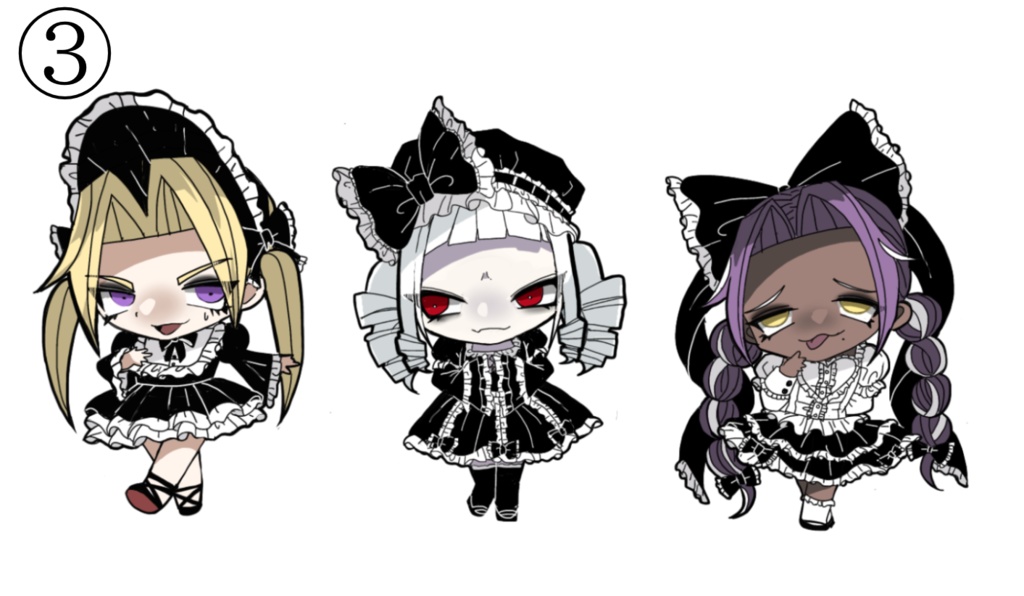 【NEW】ステッカー3枚セット(値段改定ver)