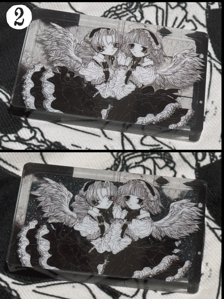 【NEW】グリッター入アクリルブロック