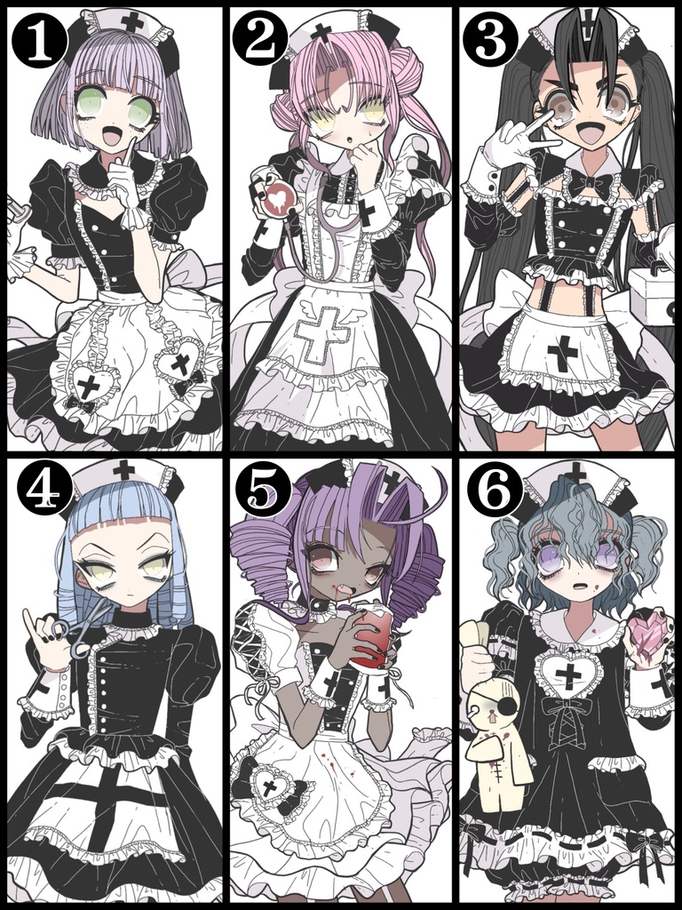 【NEW】恋国†病院STICKER