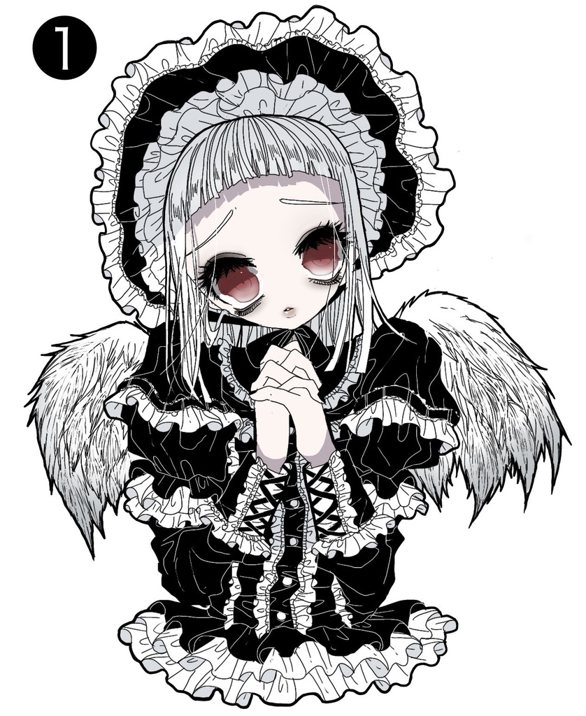 【NEW】ANGEL WING ACRYLIC KEYCHAIN