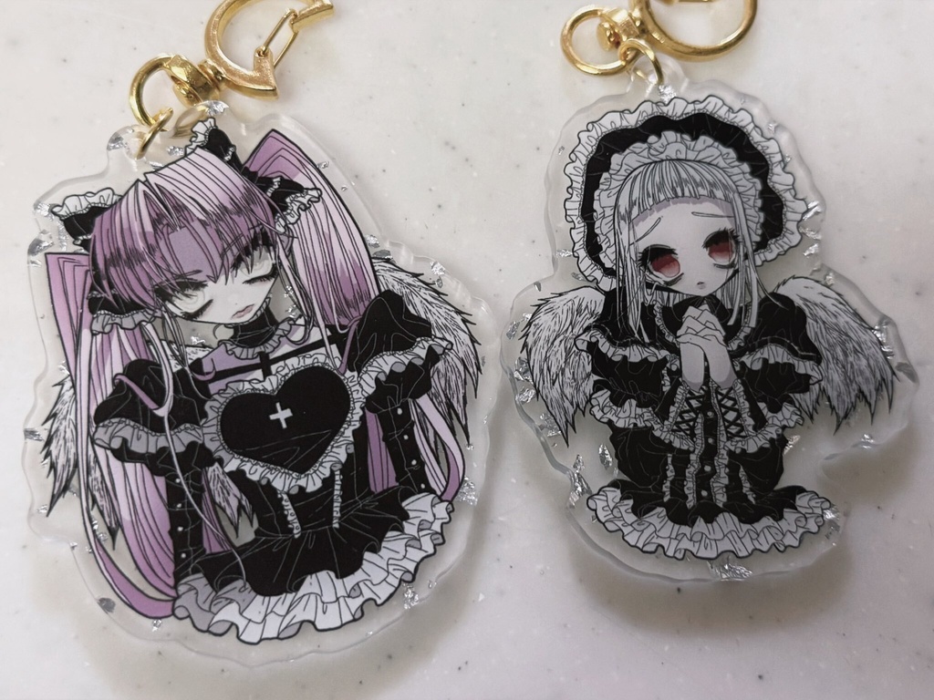 【NEW】ANGEL WING ACRYLIC KEYCHAIN