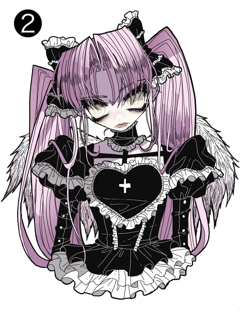 【NEW】ANGEL WING ACRYLIC KEYCHAIN