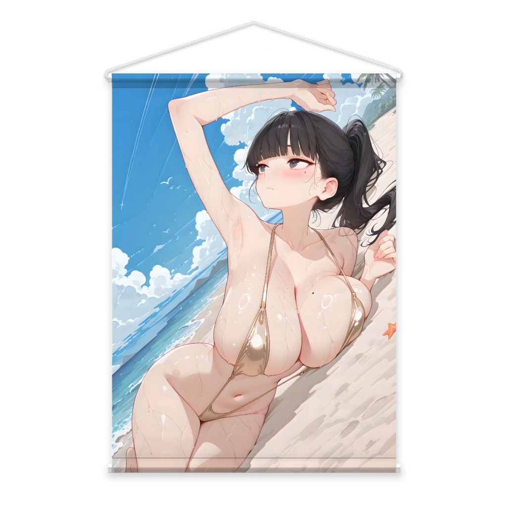 ポニテちゃん(久遠まお)グラビア・B2タペストリー
