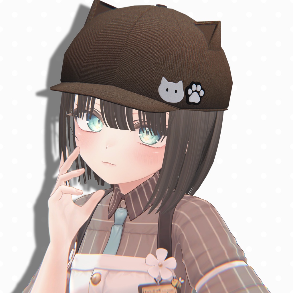 🌸SALE🌸【8Avatars】 Sinple Cat Cap&Bob Hair
