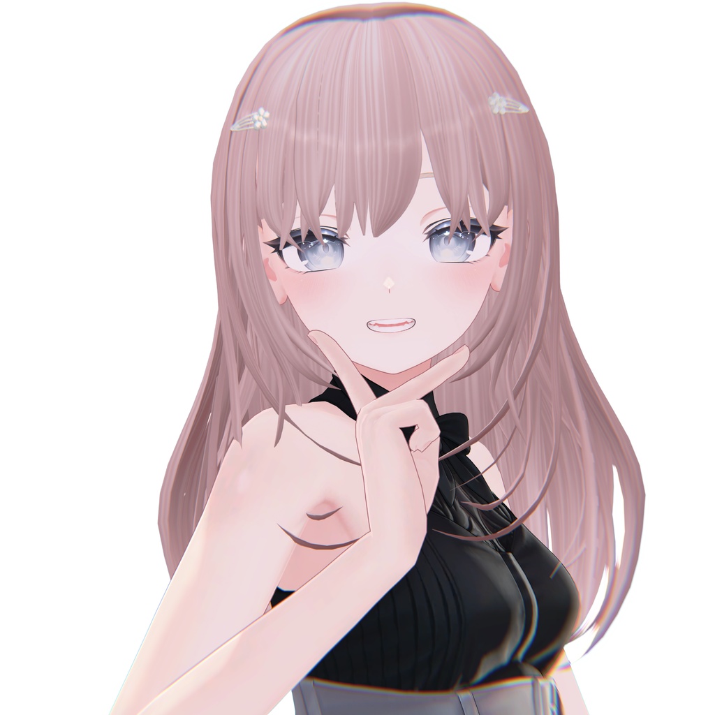 🌸SALE🌸2 Types of Long Hair 【VR CHAT】