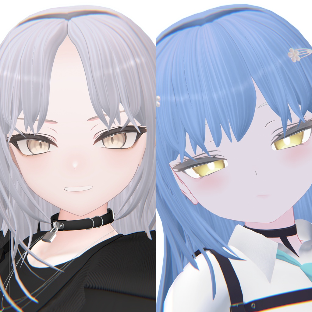 🌸SALE🌸2 Types of Long Hair 【VR CHAT】