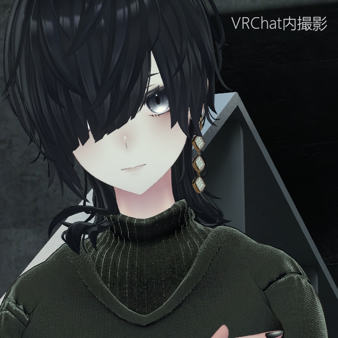 【無料】タイル風イヤリング