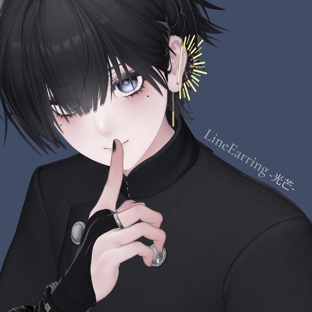 LineEarring-光芒-　#Room606