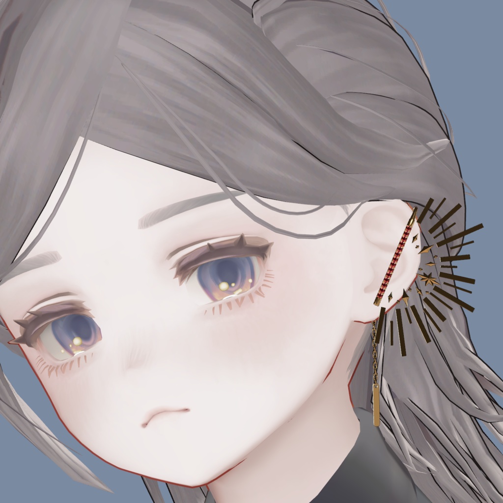 【MA設定済み】LineEarring-光芒- #Room606