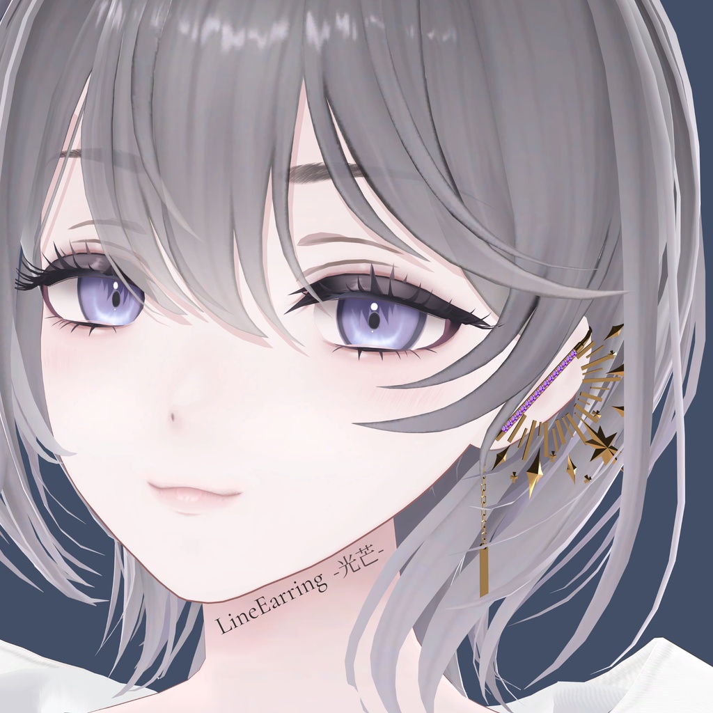LineEarring-光芒- #Room606
