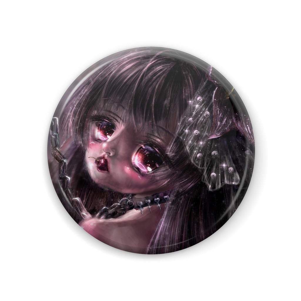 Camelia-chan 缶バッチ