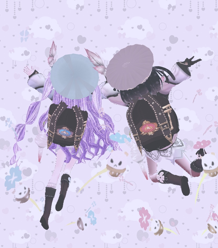 【Vroid衣装】 PINK KLEE! / BLUE KLEE!