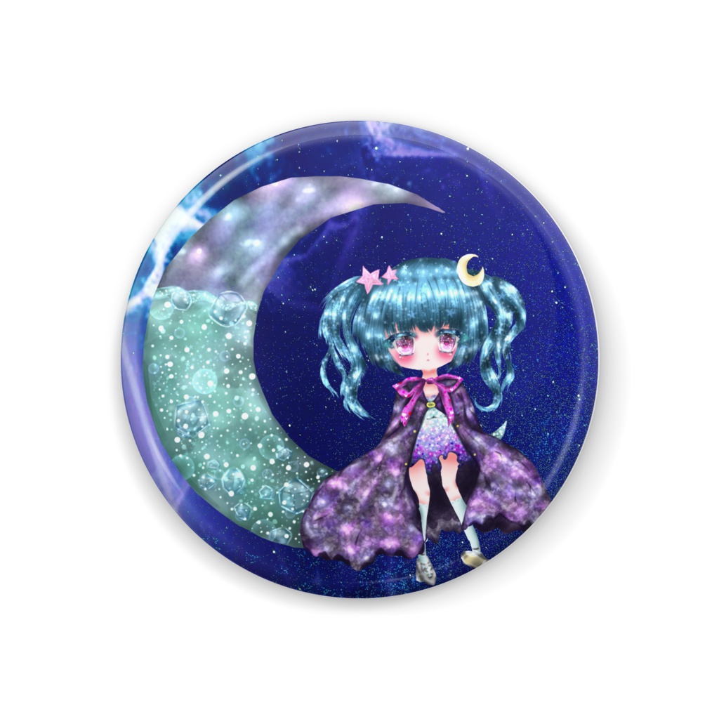 ゆめしゅわみかづきソーダ　缶バッジ