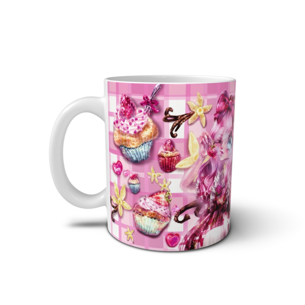 りゅぬてゃんとうゆゅのバニラストロベリーカップケーキカップ