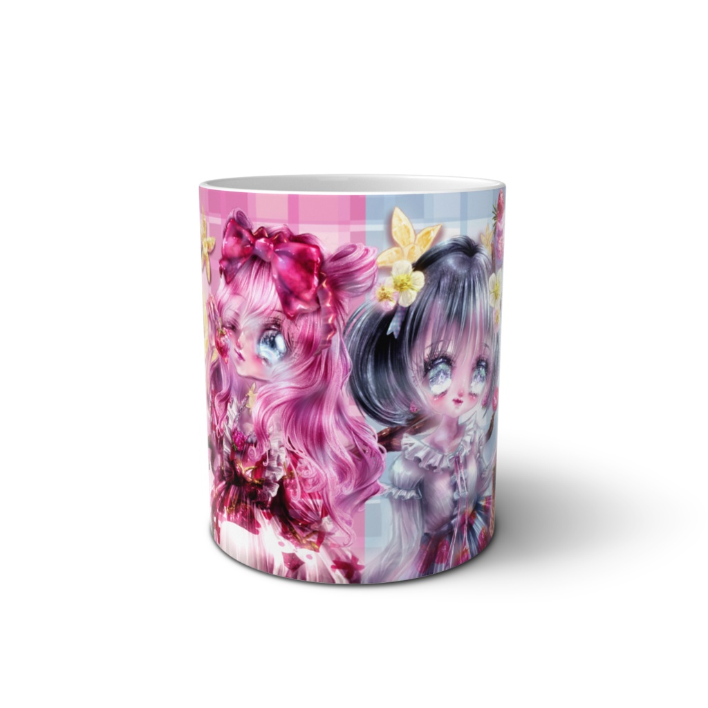 りゅぬてゃんとうゆゅのバニラストロベリーカップケーキカップ