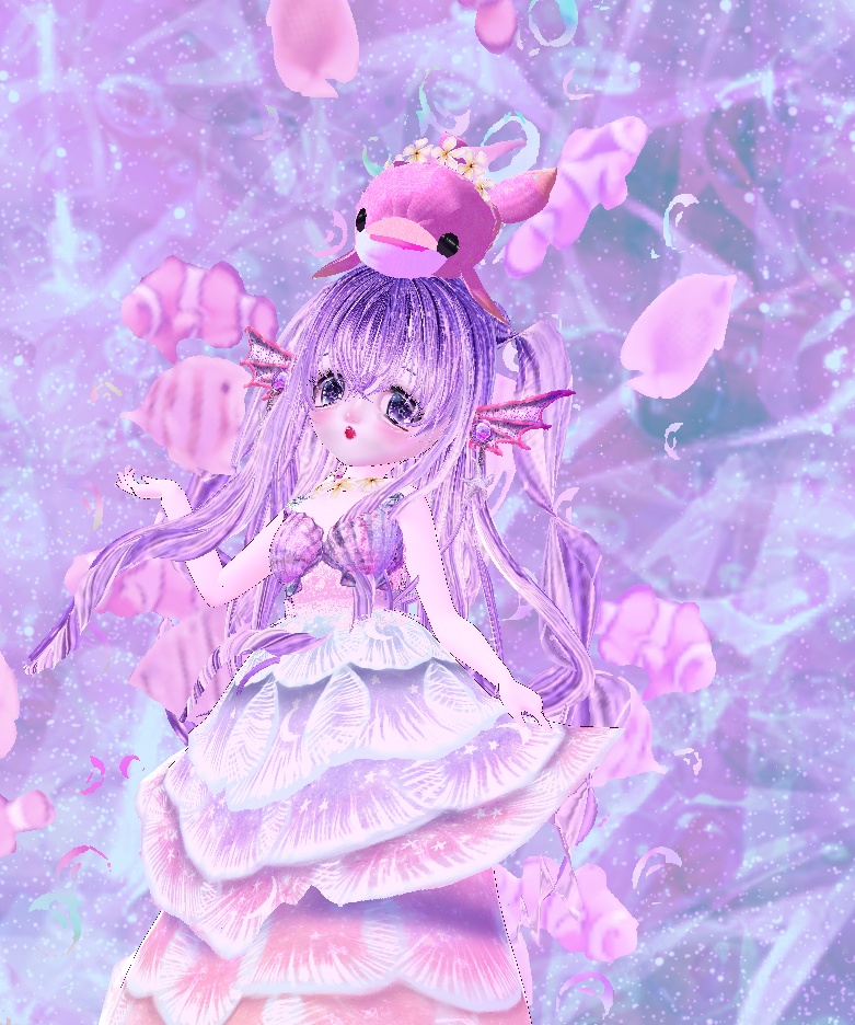 【Vroid衣装】ゆめかわマーメイドコーデ