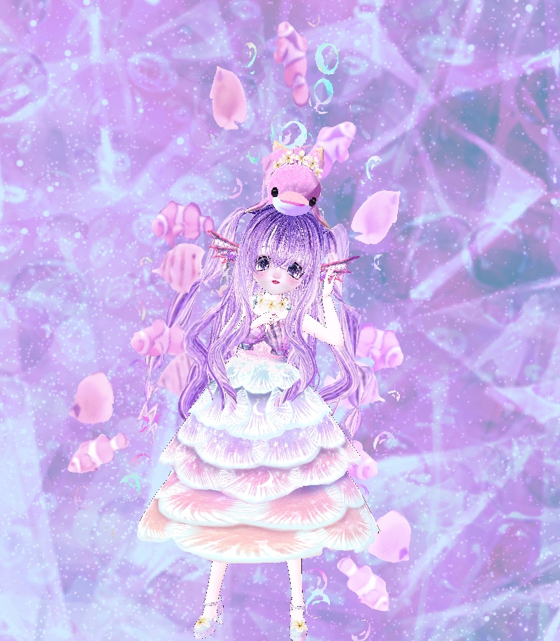 【Vroid衣装】ゆめかわマーメイドコーデ