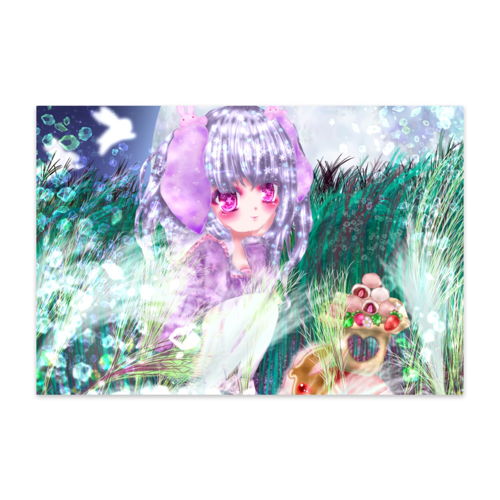 おつきみポストカード×10