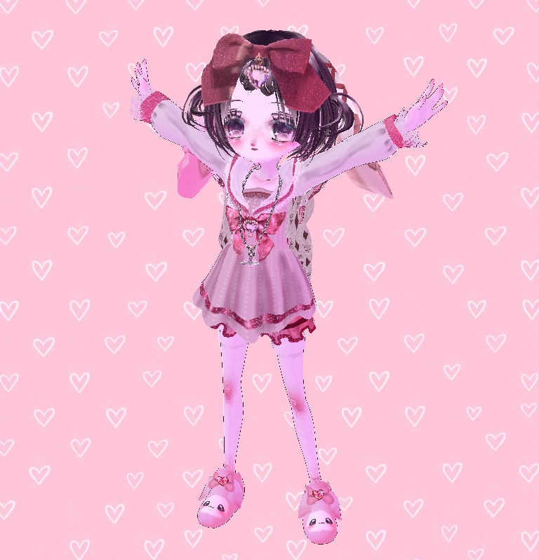 【Vroid衣装】キラ♡あま 耳つきセーラーカラーセットアップ