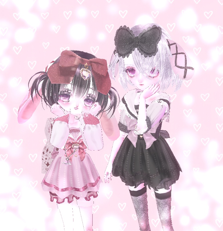 【Vroid衣装】キラ♡あま 耳つきセーラーカラーセットアップ