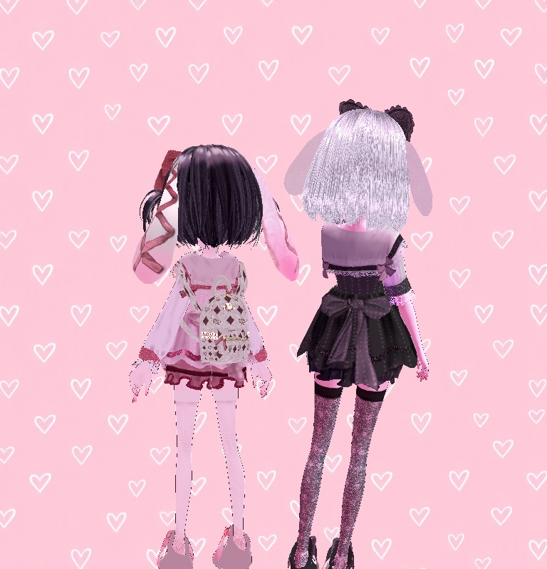 【Vroid衣装】キラ♡あま 耳つきセーラーカラーセットアップ