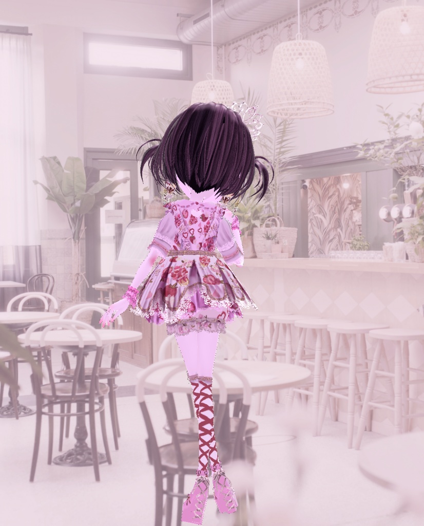 【Vroid衣装】チェリー&ストロベリーパルフェコーデ