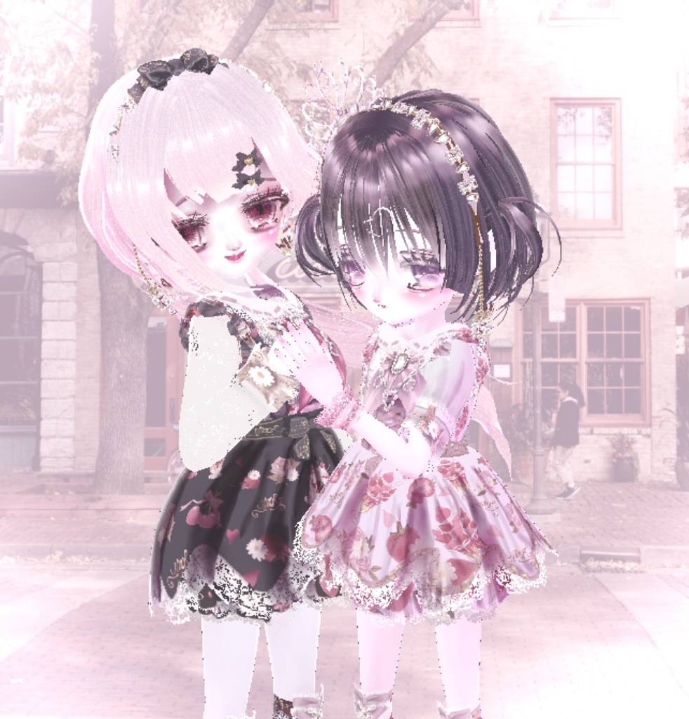 【Vroid衣装】チェリー&ストロベリーパルフェコーデ
