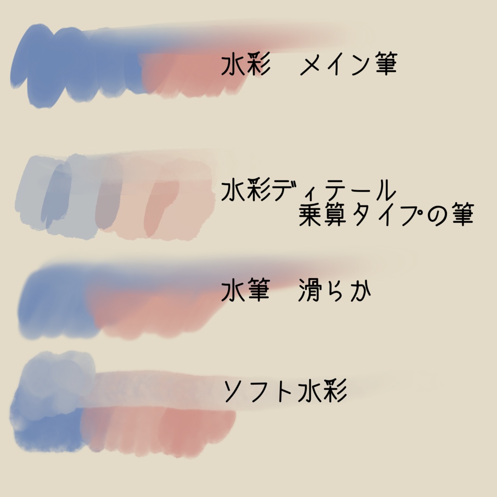 【2026/6/16】やわらか水彩【update混色水彩追加】